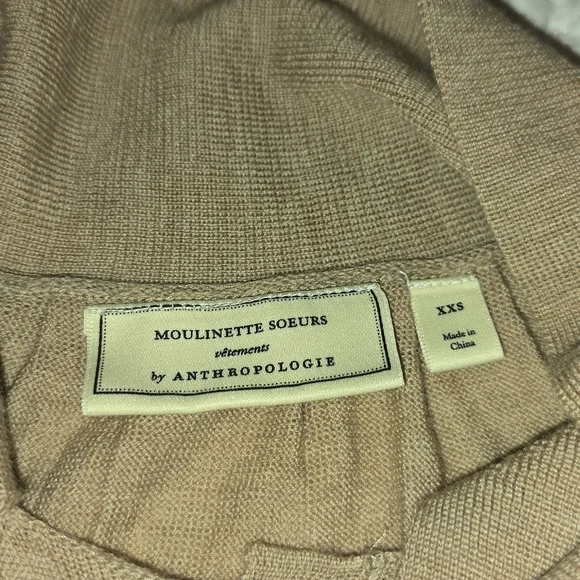 Anthropologie Moulinette Soeurs Rhineback Sweater Women's Size XXS - Picture 10 of 12